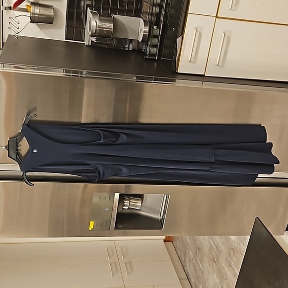 💕SWEATY BETTY💕 Ace Racerback Midi Dress ~ Navy Blue Large L NWT - Picture 8 of 16